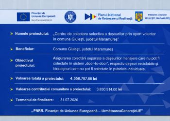 LUCRĂRILE LA CENTRUL DE APORT VOLUNTAR AL COMUNEI GIULEȘTI, MARAMUREȘ, AU FOST FINALIZATE